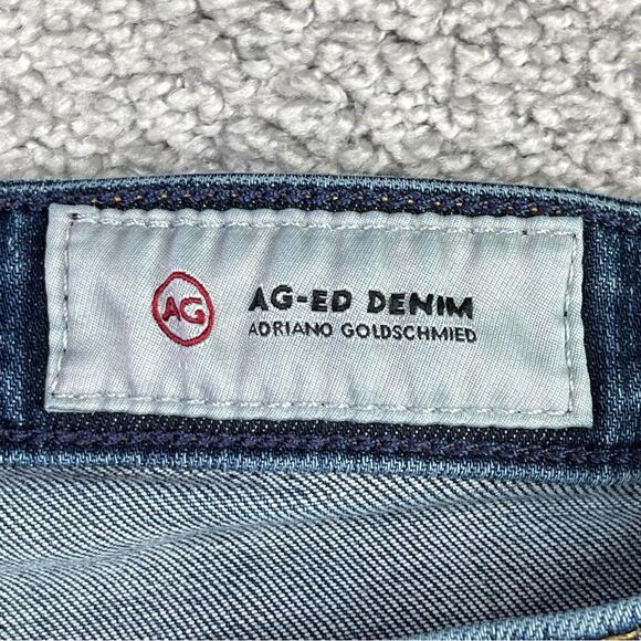 Ag Adriano Goldschmied The Stilt Roll Up Jeans Women's 27 Blue Skinny Low Rise - Picture 5 of 13